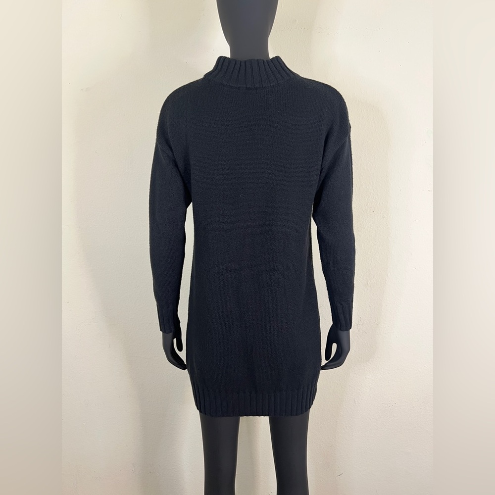 Abound Women's Elegant Black Cowl Neck Sweater